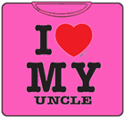 I Love My Uncle Kids T-Shirt