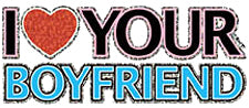 I Love Your Boyfriend Girls T-Shirt