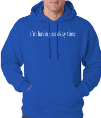 I'm Having An Okay Time Adult Hoodie