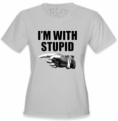 I'm With Stupid Girl's T-Shirt