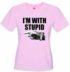 I'm With Stupid Girl's T-Shirt