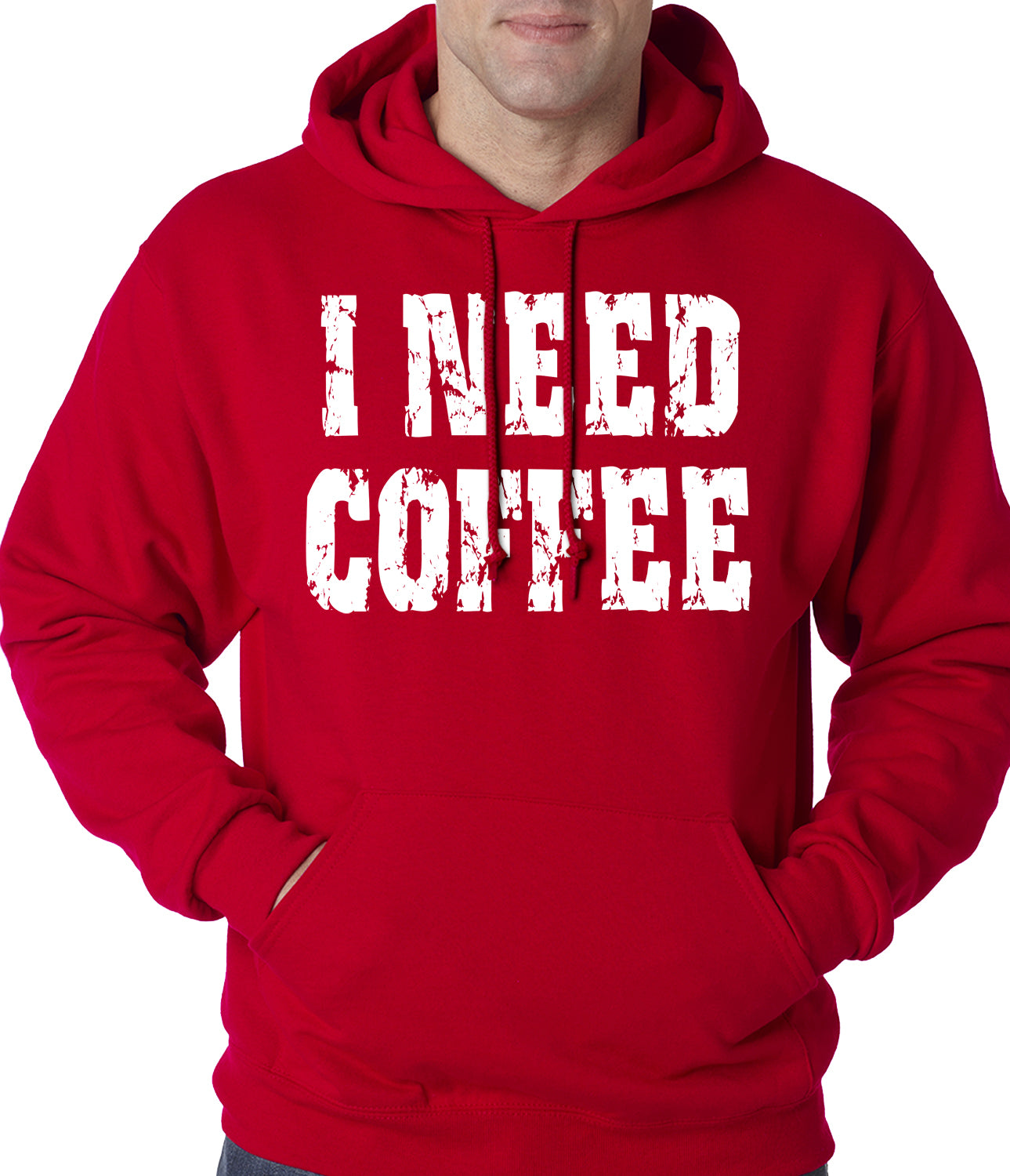 I Need Coffee Adult Hoodie