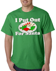 I Put Out For Santa Funny Mens T-shirt