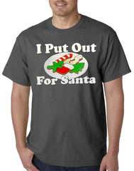 I Put Out For Santa Funny Mens T-shirt