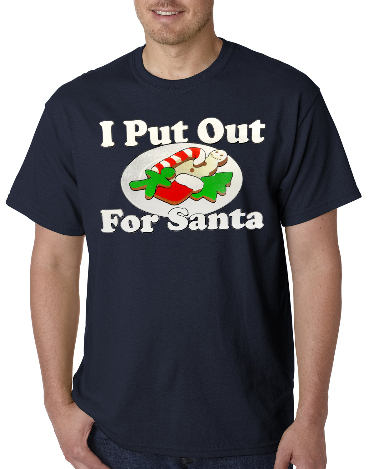 I Put Out For Santa Funny Mens T-shirt