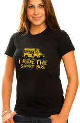 I Ride The Short Bus Girls T-Shirt