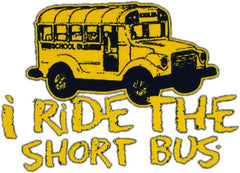 I Ride The Short Bus Girls T-Shirt