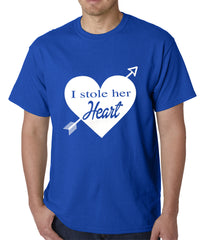 I Stole Her Heart Couples Mens T-shirt
