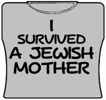 I Survived A Jewish Mother Girls T-Shirt (Grey)