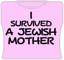 I Survived A Jewish Mother Girls T-Shirt (Pink)