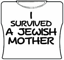 I Survived A Jewish Mother Girls T-Shirt (White)