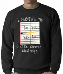 I Survived Charlie Charlie Adult Crewneck