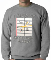 I Survived Charlie Charlie Adult Crewneck