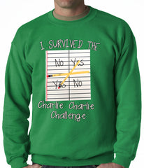 I Survived Charlie Charlie Adult Crewneck