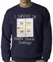 I Survived Charlie Charlie Adult Crewneck