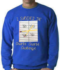 I Survived Charlie Charlie Adult Crewneck