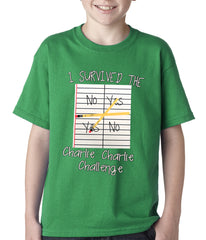 I Survived Charlie Charlie Kids T-shirt