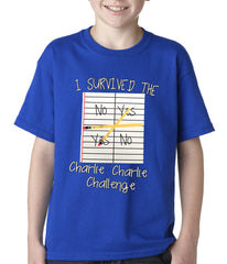 I Survived Charlie Charlie Kids T-shirt