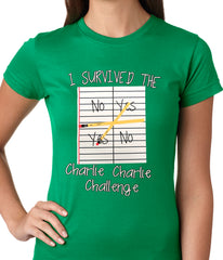 I Survived Charlie Charlie Ladies T-shirt