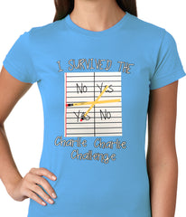 I Survived Charlie Charlie Ladies T-shirt