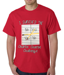 I Survived Charlie Charlie Mens T-shirt