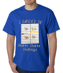 I Survived Charlie Charlie Mens T-shirt