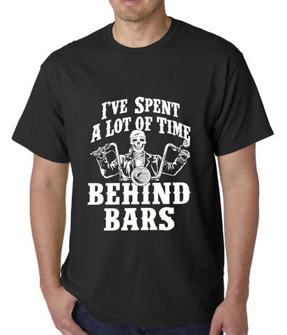 I've Spent a Lot of Time Behind Bars Mens T-shirt