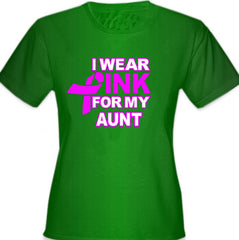 I Wear Pink For My... Girl's T-Shirt