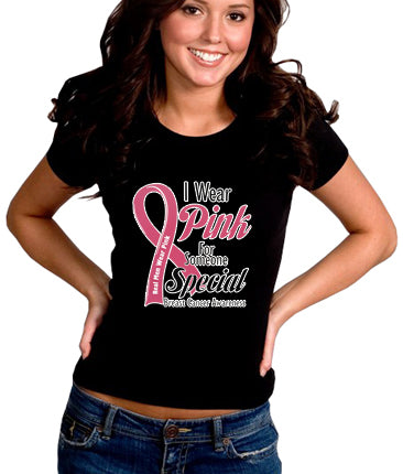 I Wear Pink For Someone Special Girl's T-Shirt 