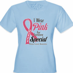 I Wear Pink For Someone Special Girl's T-Shirt