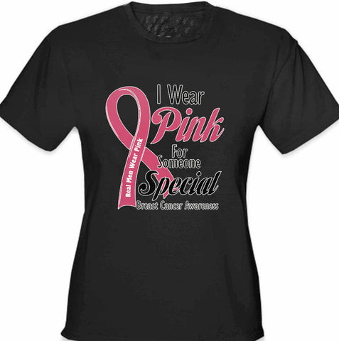 I Wear Pink For Someone Special Girl's T-Shirt