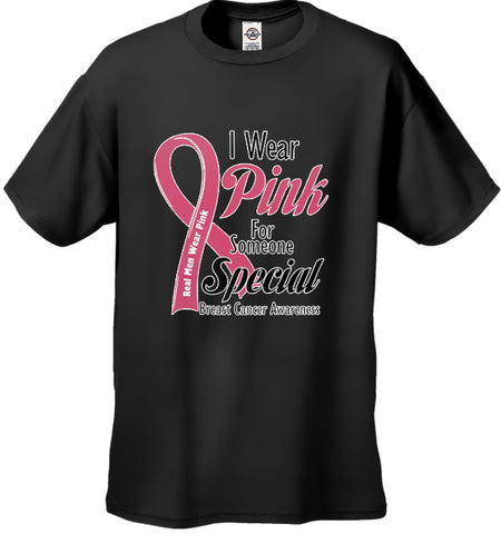 I Wear Pink For Someone Special Men's T-Shirt