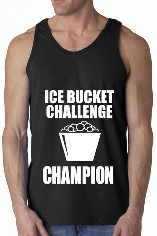 Ice Bucket Challenge Champion Adult Tank Top