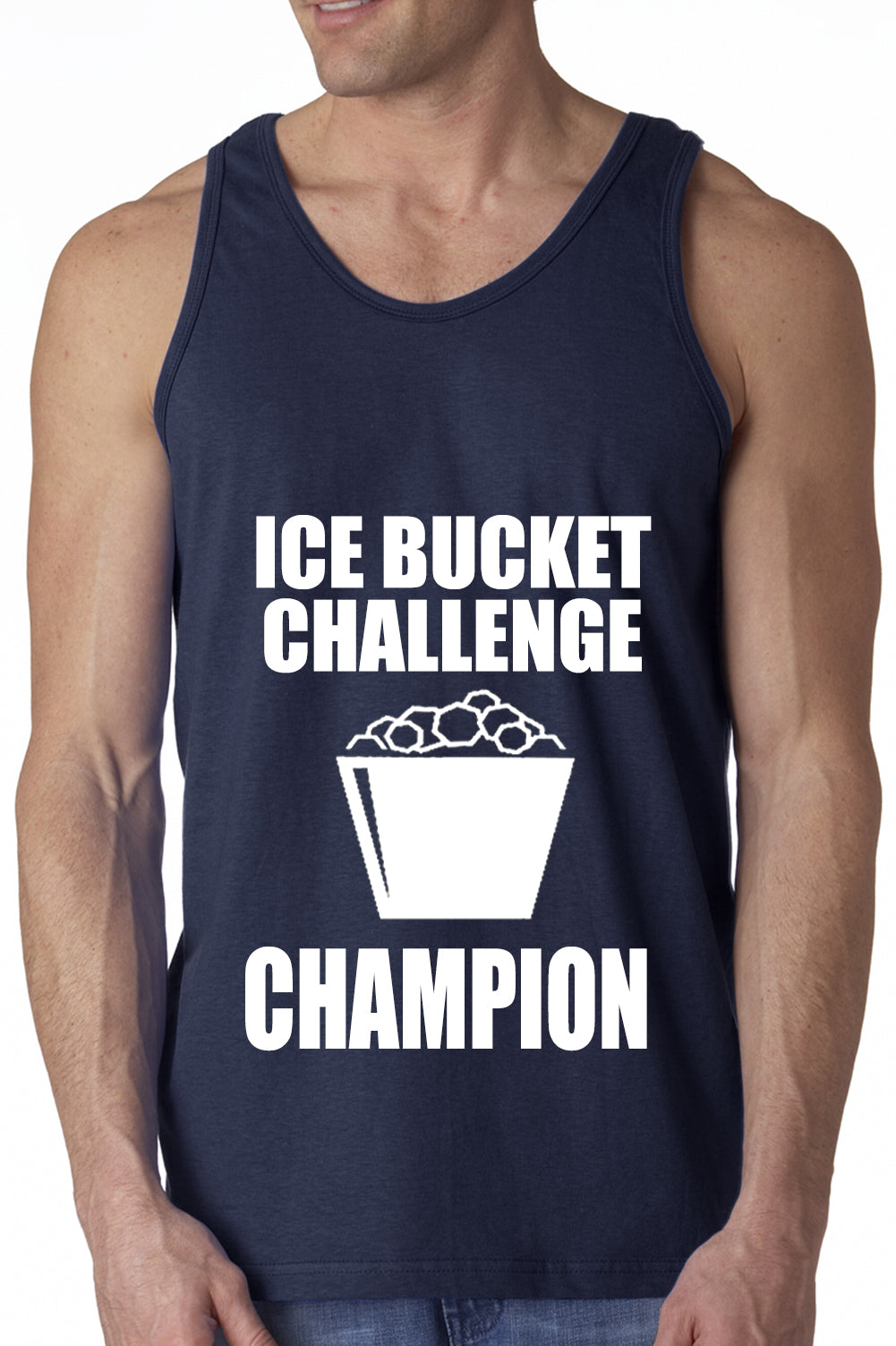 Ice Bucket Challenge Champion Adult Tank Top