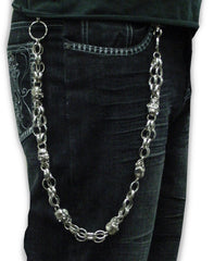 KAEVUD 3 Pieces Jeans Chains Wallet Pant Chain Hip Hop Wallet