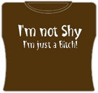 Im Not Shy Girls T-Shirt
