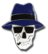 Incognito Skull Lapel Pin