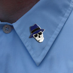 Incognito Skull Lapel Pin