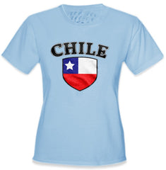 International Soccer Shirts - Chile Crest Girls T-Shirt