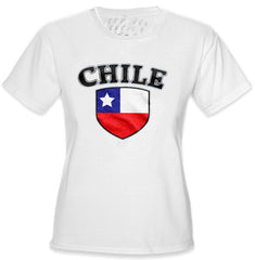 International Soccer Shirts - Chile Crest Girls T-Shirt