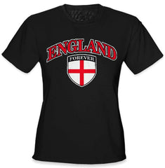 International Soccer Shirts - England Crest T-Shirt (Girls)