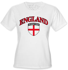 International Soccer Shirts - England Crest T-Shirt (Girls)