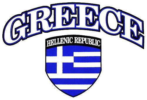 International Soccer Shirts - Greece Crest T-Shirt (Girls)