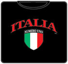 International Soccer Shirts - Italia Crest T-Shirt (Mens)