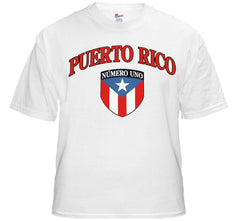 International Soccer Shirts - Puerto Rico Crest T-Shirt (Mens)