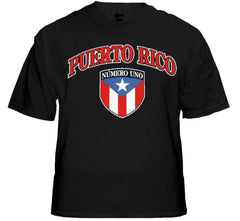 International Soccer Shirts - Puerto Rico Crest T-Shirt (Mens)