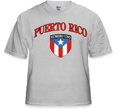 International Soccer Shirts - Puerto Rico Crest T-Shirt (Mens)