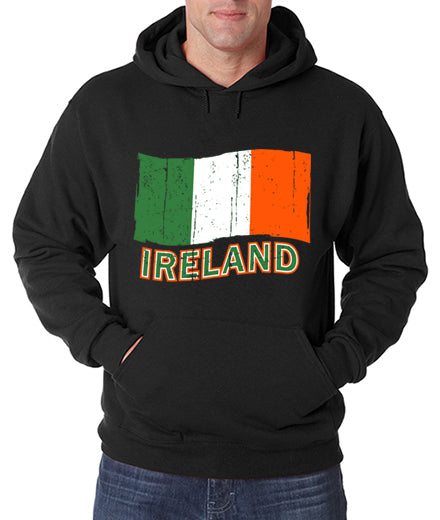 Ireland Vintage Flag Adult Hoodie