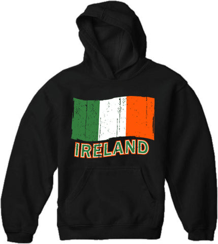 Ireland Vintage Flag Adult Hoodie