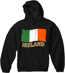 Ireland Vintage Flag Adult Hoodie